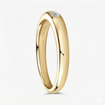 Anel Aliança Presente Oval 0,1ct Moissanite Prata 925 Anel de Luxo Feminino
