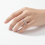 Anel Solitário Cravejado Moissanite Colorida 0.3ct – 4mm – Prata 925 – D Color VVS1 – Moissanite Azul, Verde, Rosa, Amarelo