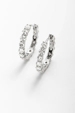 Conjunto Cravejado Moissanite 4 Quilates em Prata 925 com Ródio - Monlí