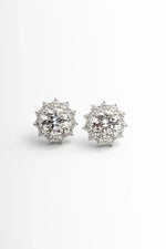 Brinco Estelar Moissanite 1.5 Quilates em Prata 925 com Ródio - Monlí