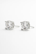 Brinco Ponto de Luz Moissanite 1ct com 4 Garras - Monlí