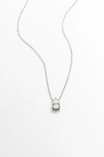 Colar Gota Moissanite 1.5 Quilates Prata 925 com Ródio - Monlí