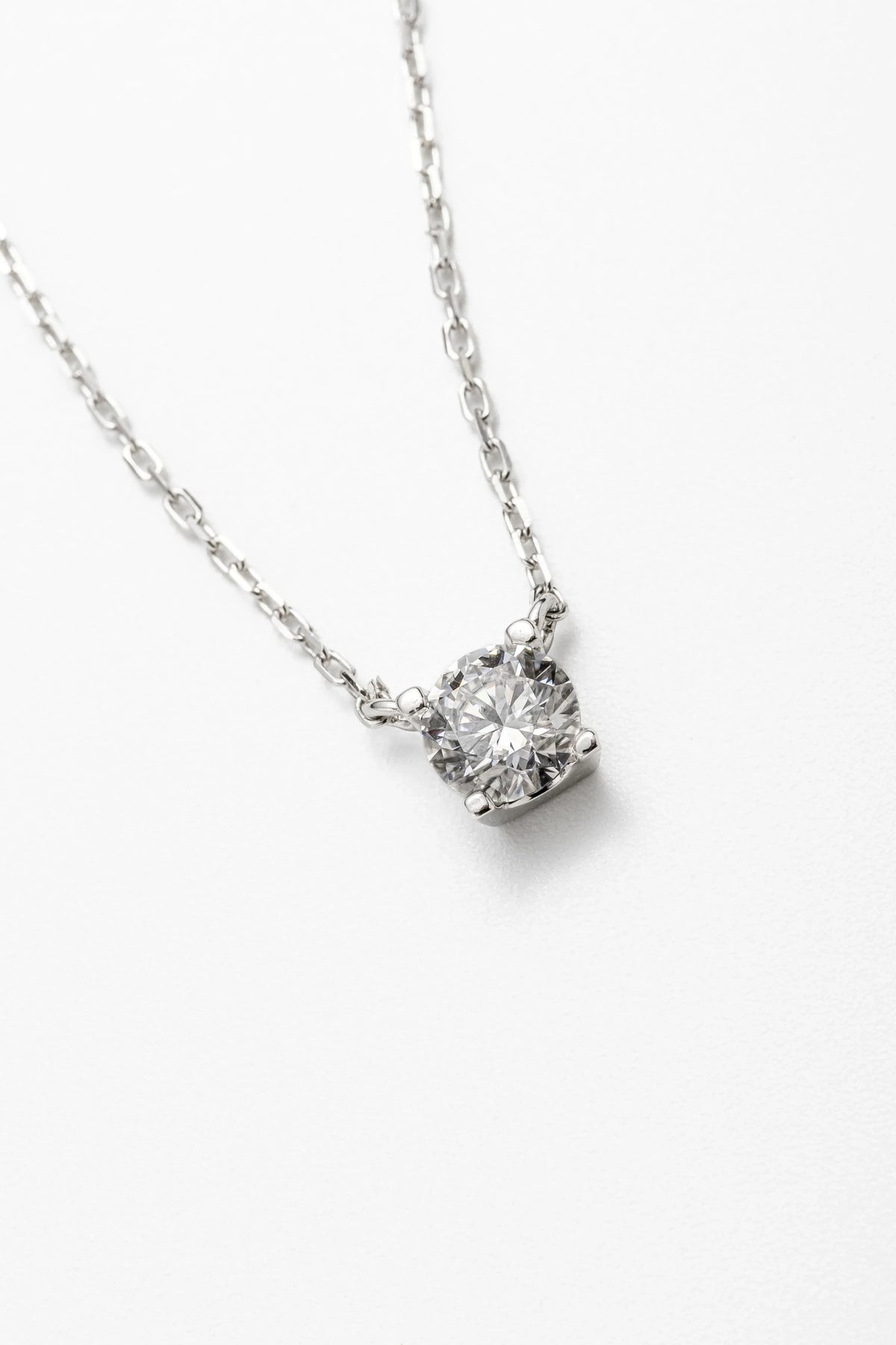 Colar Ponto de Luz 0.5 Quilates de Moissanite em Prata 925 - Monlí