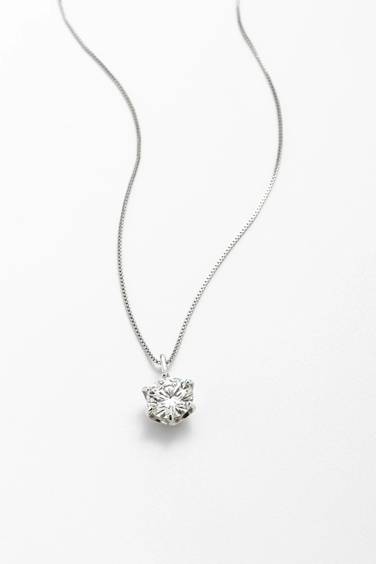 Conjunto 6 Garras Moissanite 6 Quilates em Prata 926 com Ródio - Monlí