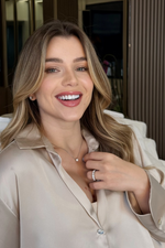 Conjunto Moissanite 5.5 Quilates com Prata 925 e Ródio – Collab Thays Neves