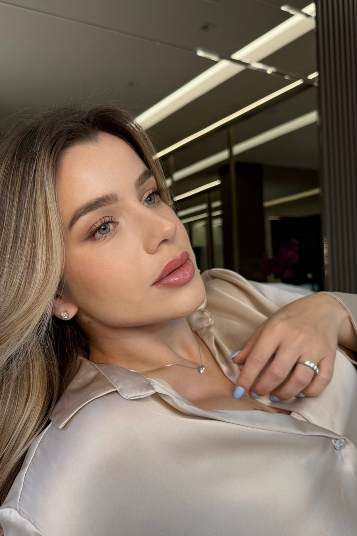 Conjunto Moissanite 5.5 Quilates com Prata 925 e Ródio – Collab Thays Neves