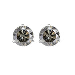 Brinco Moissanite Redondo 0.5ct/1ct – Prata 925 – Ponto de Luz Clássico – Todas as Cores