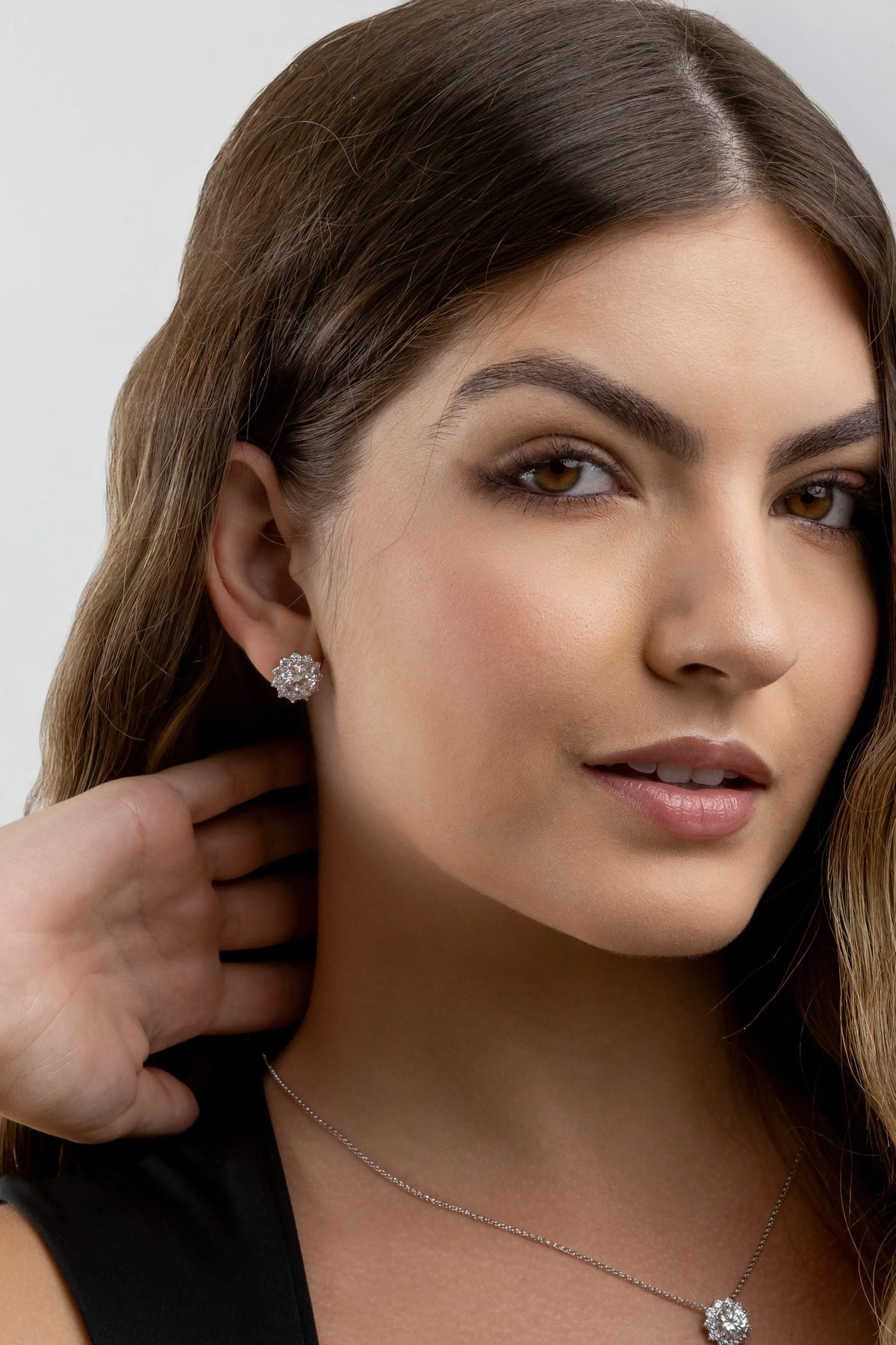Brinco Estelar Moissanite 1.5 Quilates em Prata 925 com Ródio - Monlí