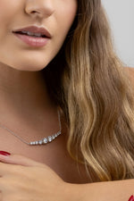 Colar Moissanite 2.5 Quilates com Prata 925 e Ródio - Monlí