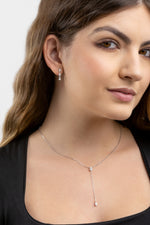 Conjunto Delicado Moissanite 1.25 Quilates em Prata 925 com Ródio - Monlí