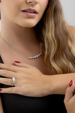 Conjunto Tempos Moissanite 5.25 Quilates em Prata 925 com Ródio - Monlí