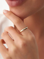 Anel Aliança Delicada 1,5mm Moissanite Prata 925 Anel de Luxo Feminino