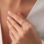 Anel Aliança Delicada 1,5mm Moissanite Prata 925 Anel de Luxo Feminino