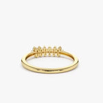 Anel Cluster Floral 2mm Moissanite Prata 925 Anel de Luxo Feminino