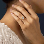 Anel Solitário Oval 1ct 2ct 3ct Moissanite Prata 925 Banhado a Ouro 18K Anel de Noivado Luxo