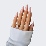 Anel de Moissanite Corte Emerald 4 Quilates com Halo em Prata 925, Moissanite Cor D VVS1 Certificada — Monlí - Monlí