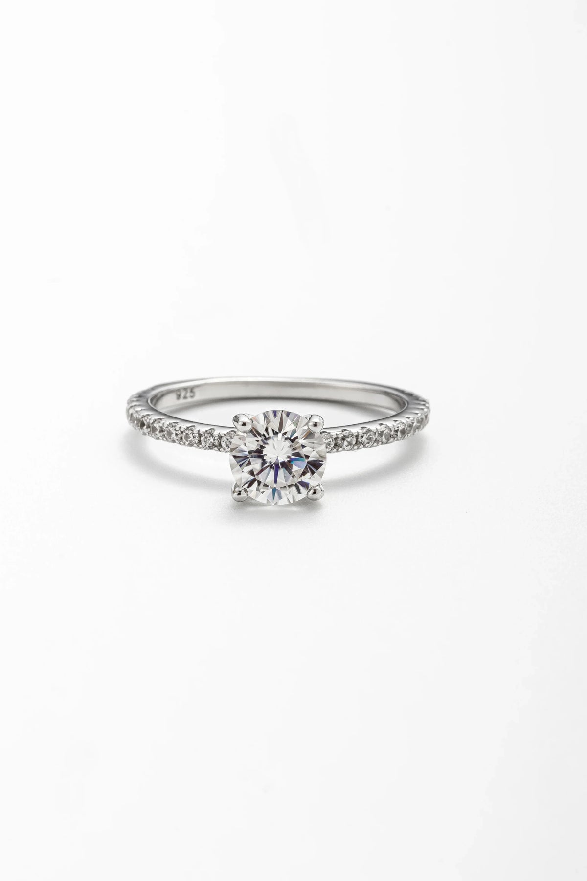Conjunto Cravejado Moissanite 4 Quilates em Prata 925 com Ródio - Monlí