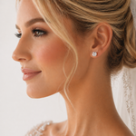 Brinco Moissanite 1ct Prata 925 com Ródio, Ponto de Luz Brilhante VVS1 Certificado