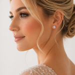 Brinco Moissanite 1ct Prata 925 com Ródio, Ponto de Luz Brilhante VVS1 Certificado