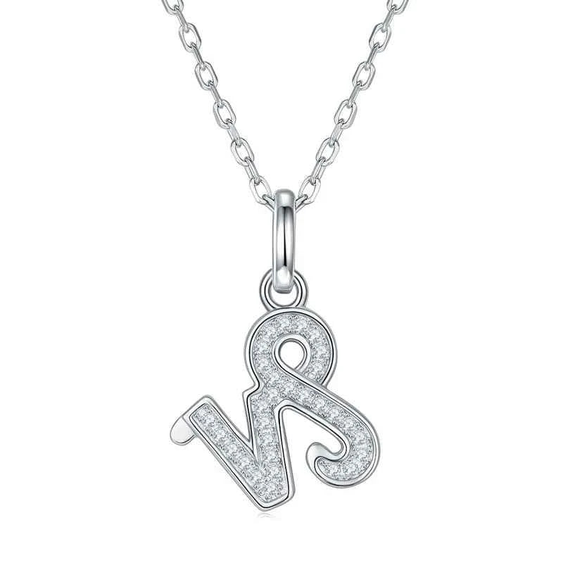 Colar Signos do Zodíaco com Pingente de Moissanite Brilhante em Prata 925 com Banho de Ouro 18K, Moissanite Cor D VVS1 Certificada — Monlí
