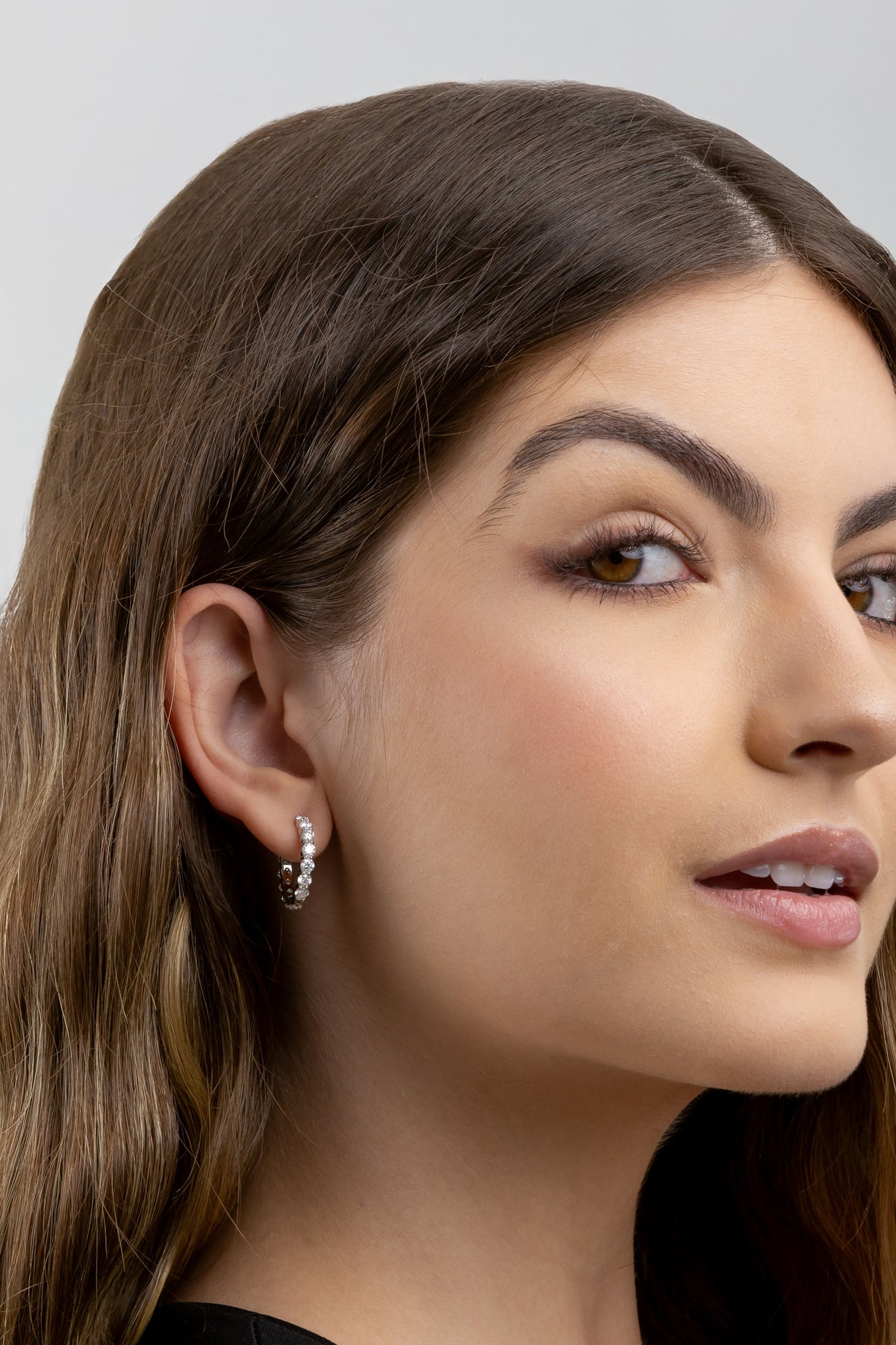 Conjunto Cravejado Moissanite 4 Quilates em Prata 925 com Ródio - Monlí
