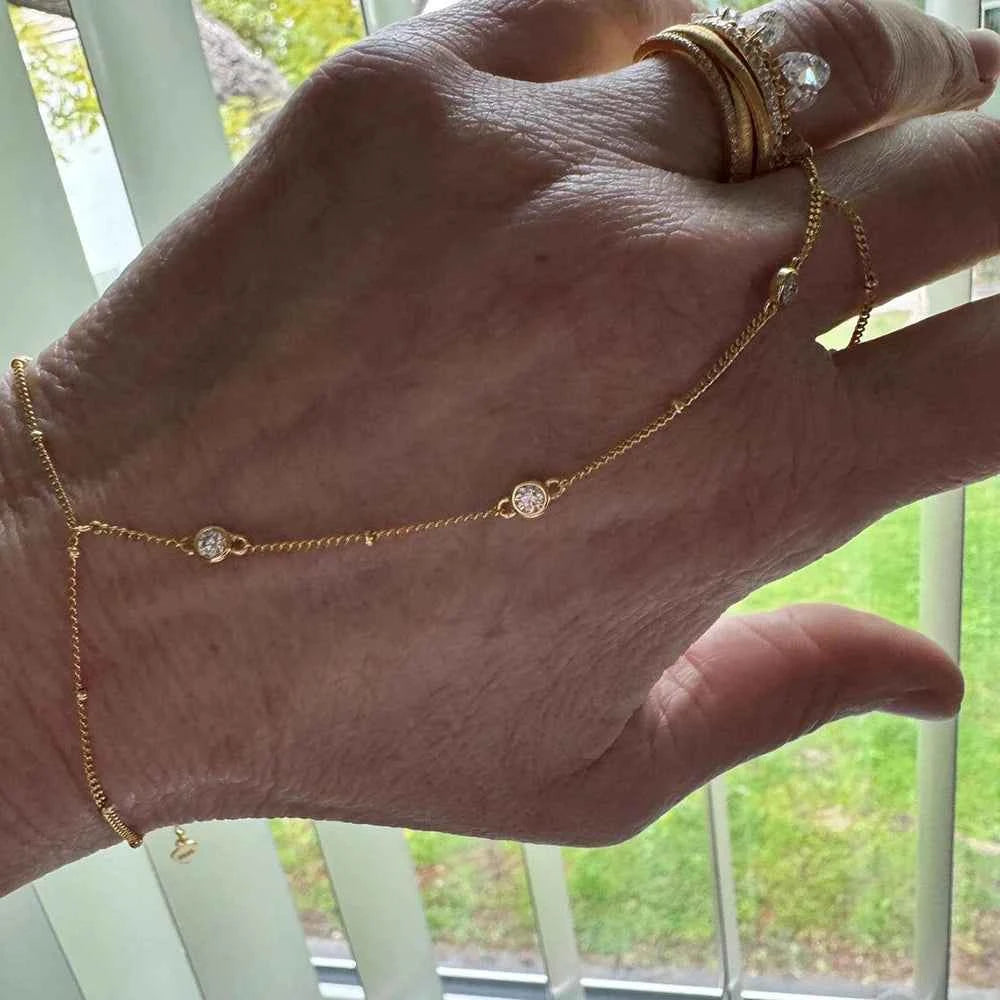 Pulseira de Moissanite 3mm em Prata 925, Moissanite Cor D VVS1 Certificada — Monlí