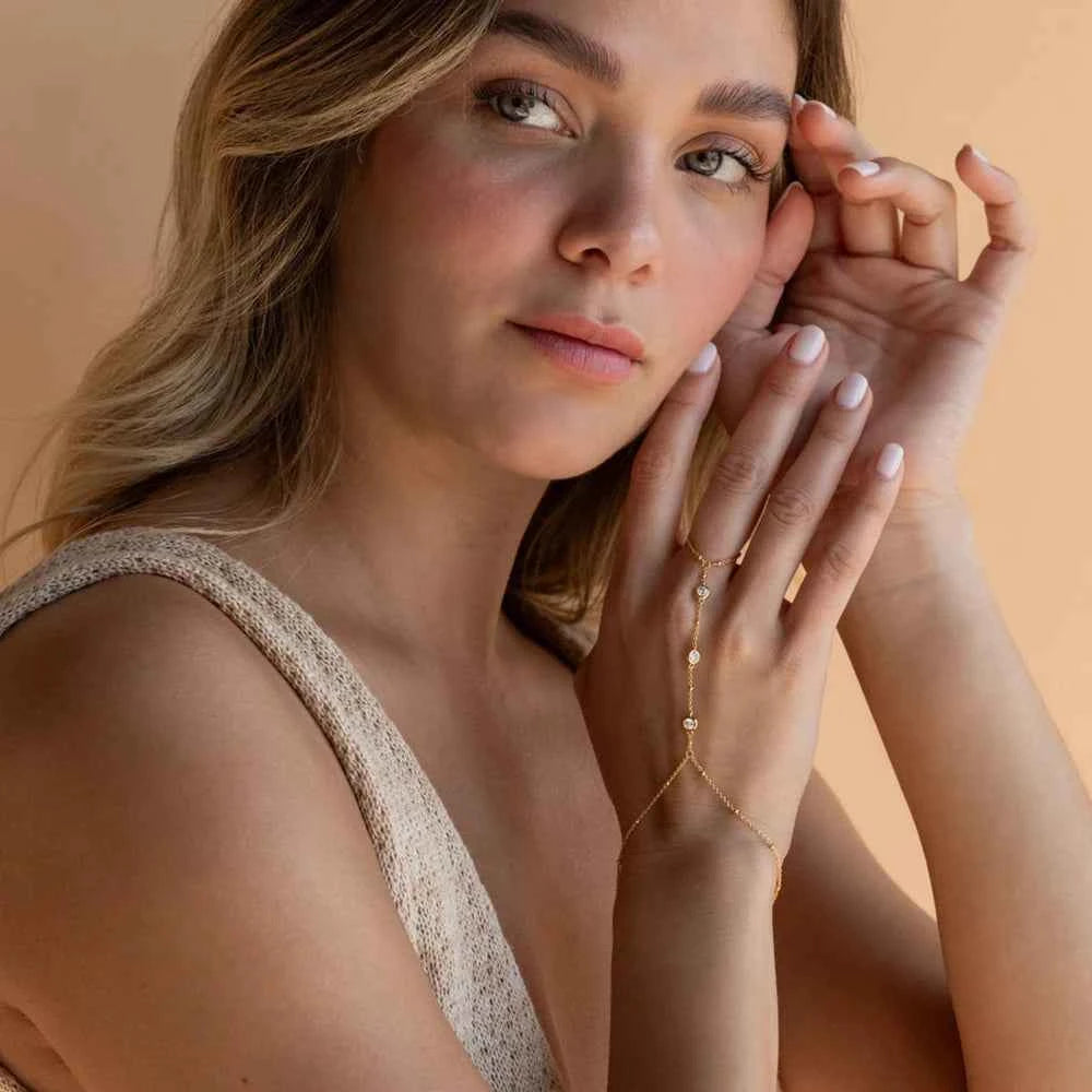 Pulseira de Moissanite 3mm em Prata 925, Moissanite Cor D VVS1 Certificada — Monlí