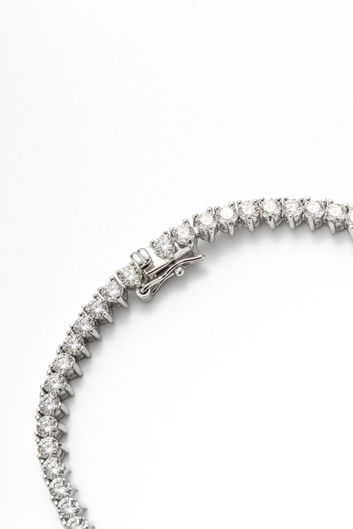 Pulseira Riviera Moissanite 6 Quilates em Prata 925 com Ródio - Monlí