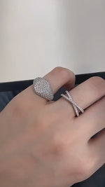 Anel de Moissanite Brilhante 1.2mm em Prata 925 com Banho de Ouro 18k e Moissanite Cor D VVS1 Certificada